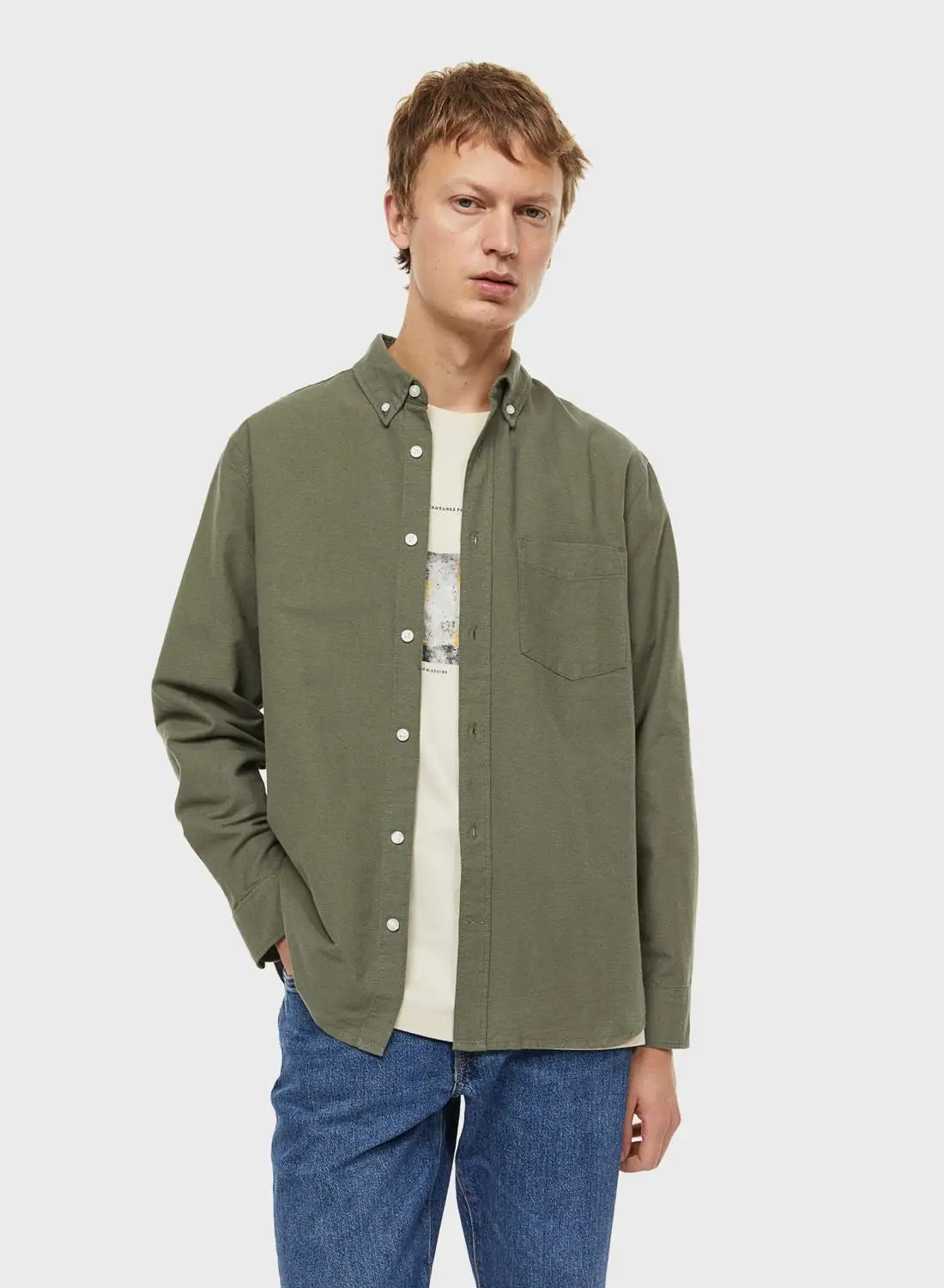 H&M Essential Regular Fit Oxford Shirt