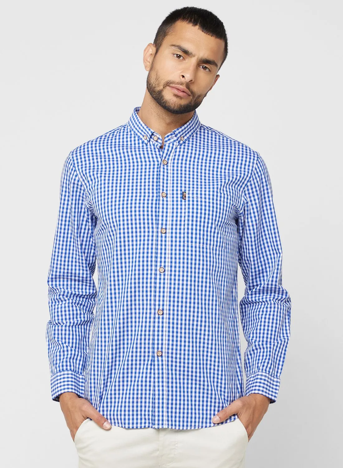 Robert Wood Check Long Sleeve Shirt