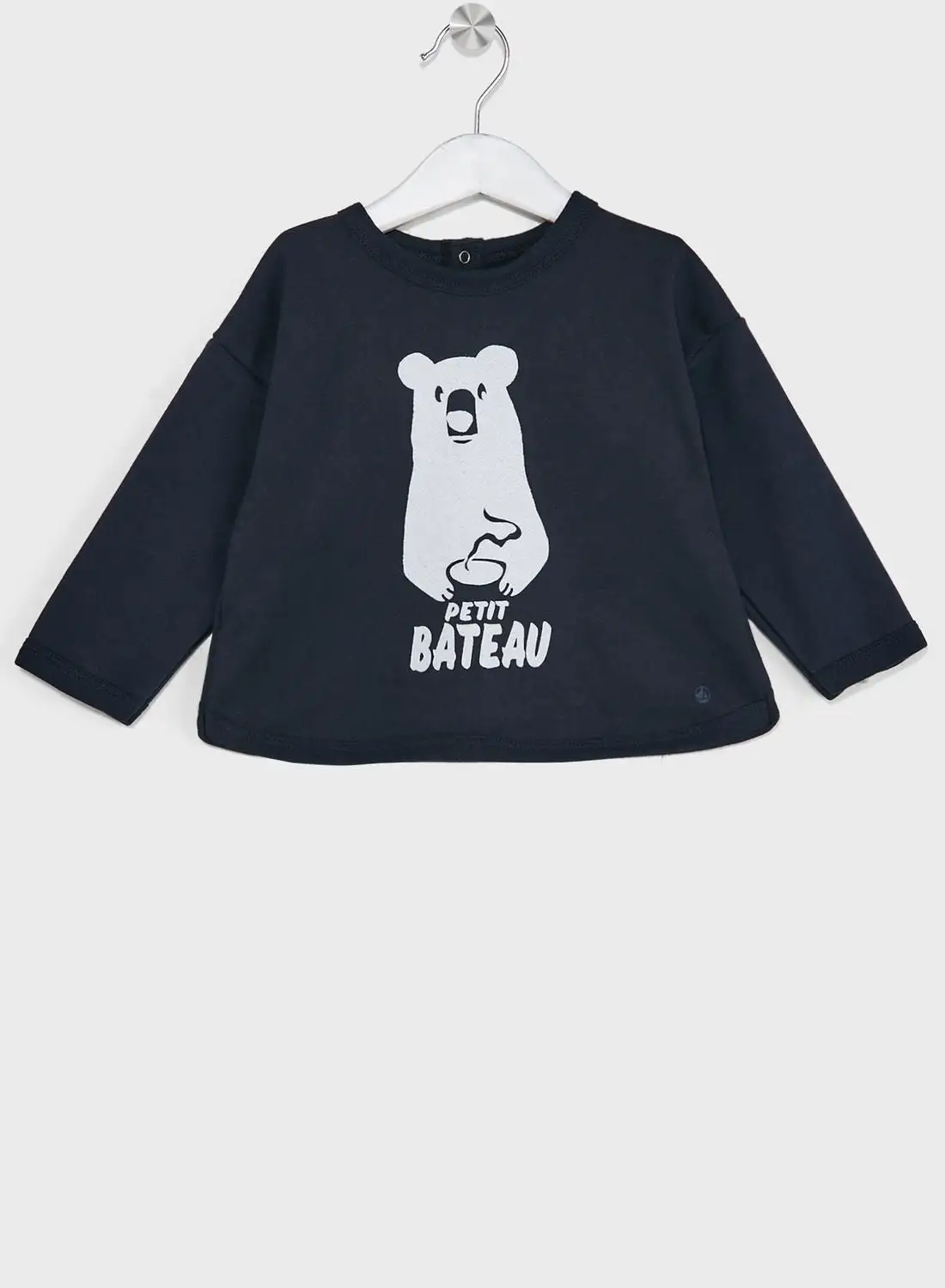 Petit Bateau Infant Graphic Print Sweatshirt