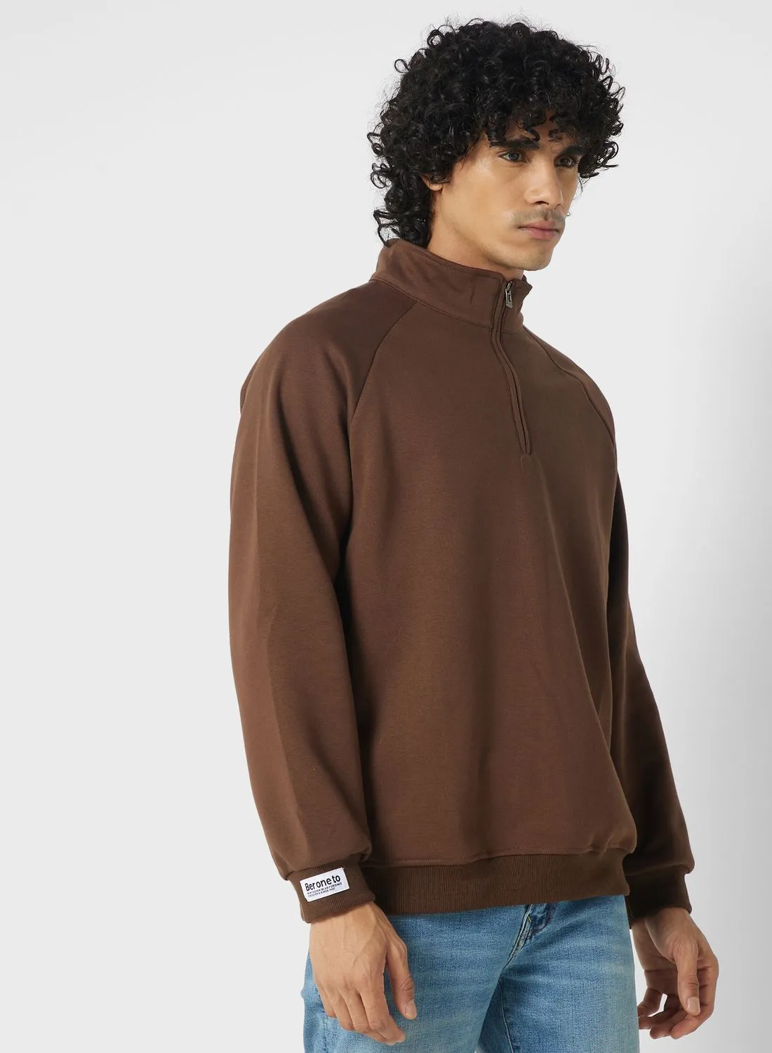 Seventy Five Zip Neck Sweater