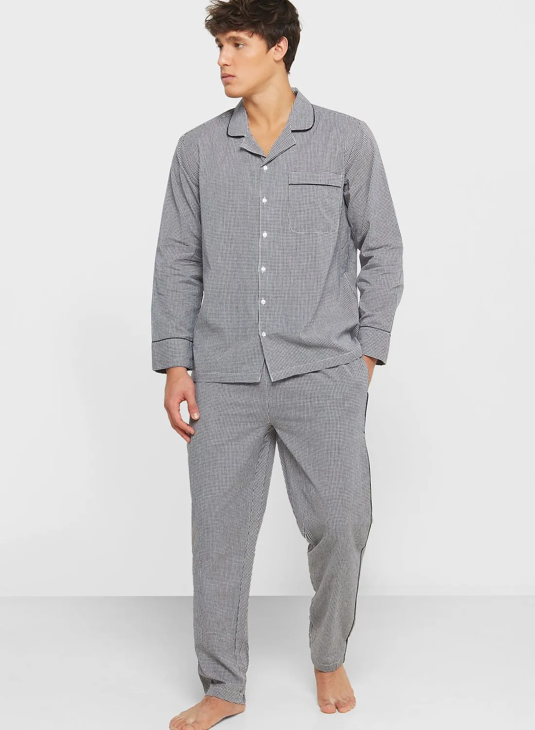 Robert Wood Check Pyjama Set