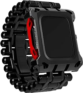 Element Case Black Ops Watch Band for Apple Series 7/8 (45mm) - Heavy Duty, Boldly Unique, Metal w/adjustable sizing links (EMT-522-258AZ-01)