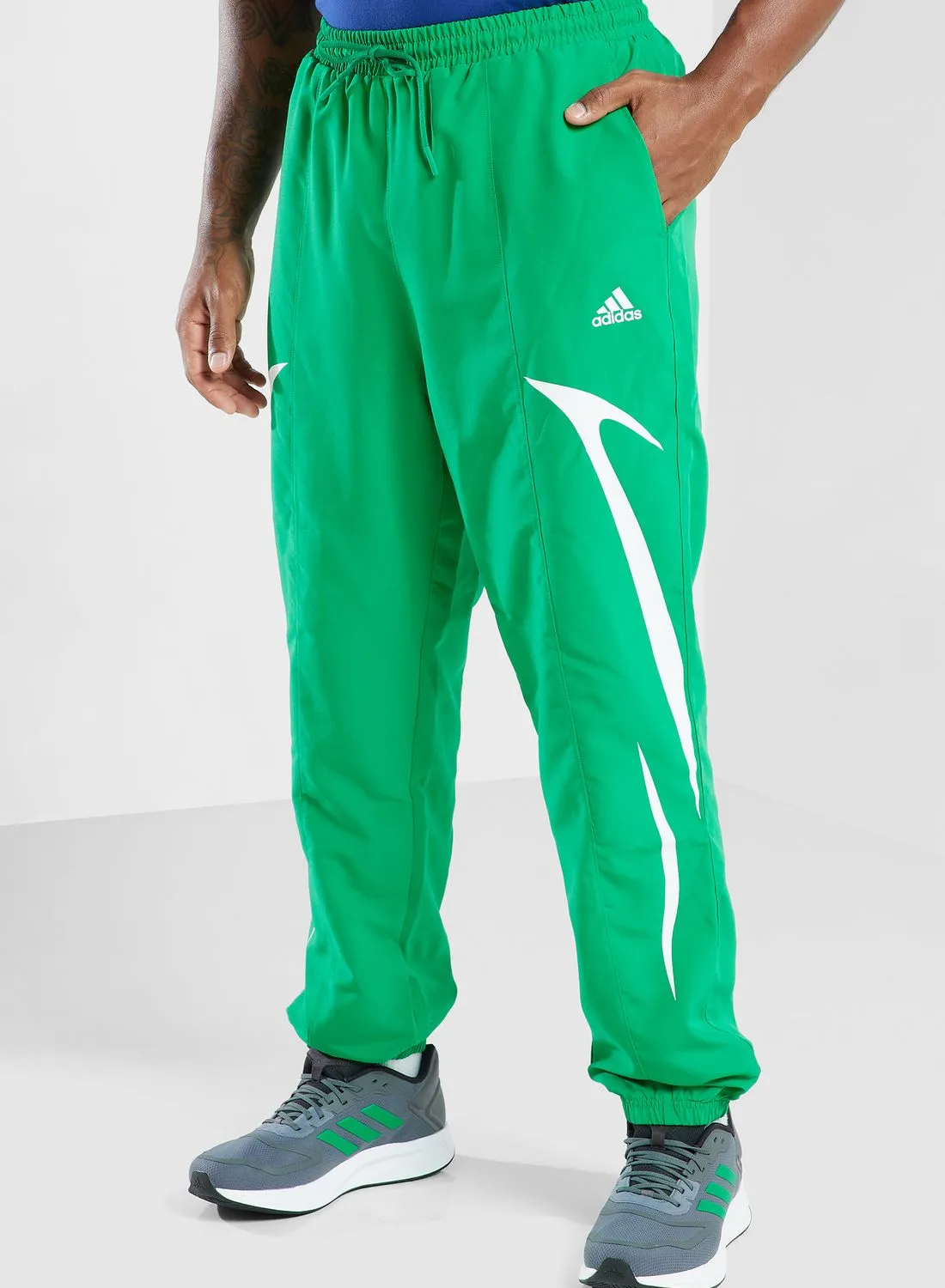 Adidas Colour Block Woven Sweatpants