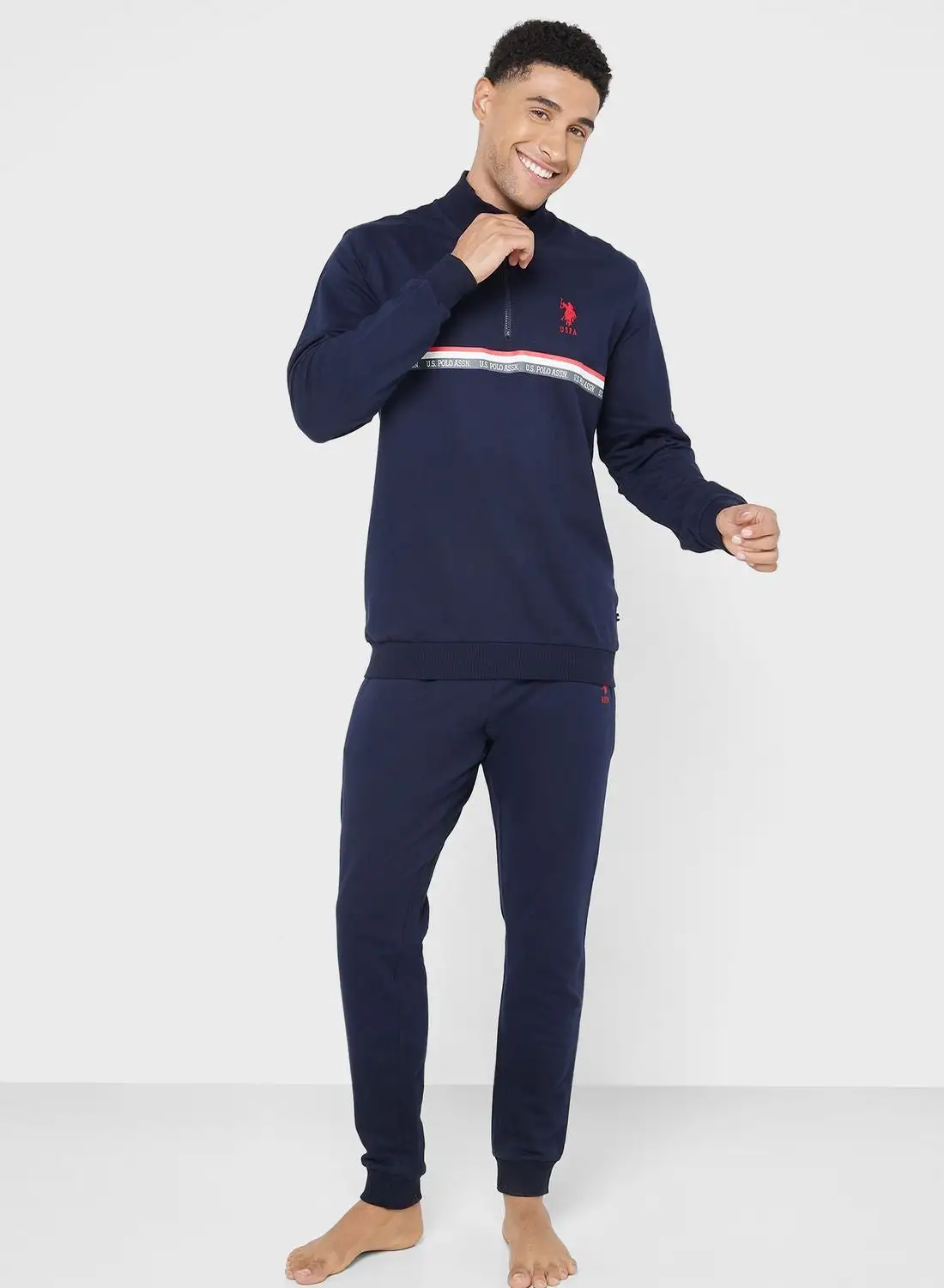 U.S. Polo Assn. Crew Neck T-Shirt Pyjama Set