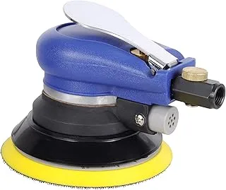 5-inch air palm random orbital sander, dual-action pneumatic polisher speed adjustable grinding sanding with 5-inch pad, random orbit air sanders