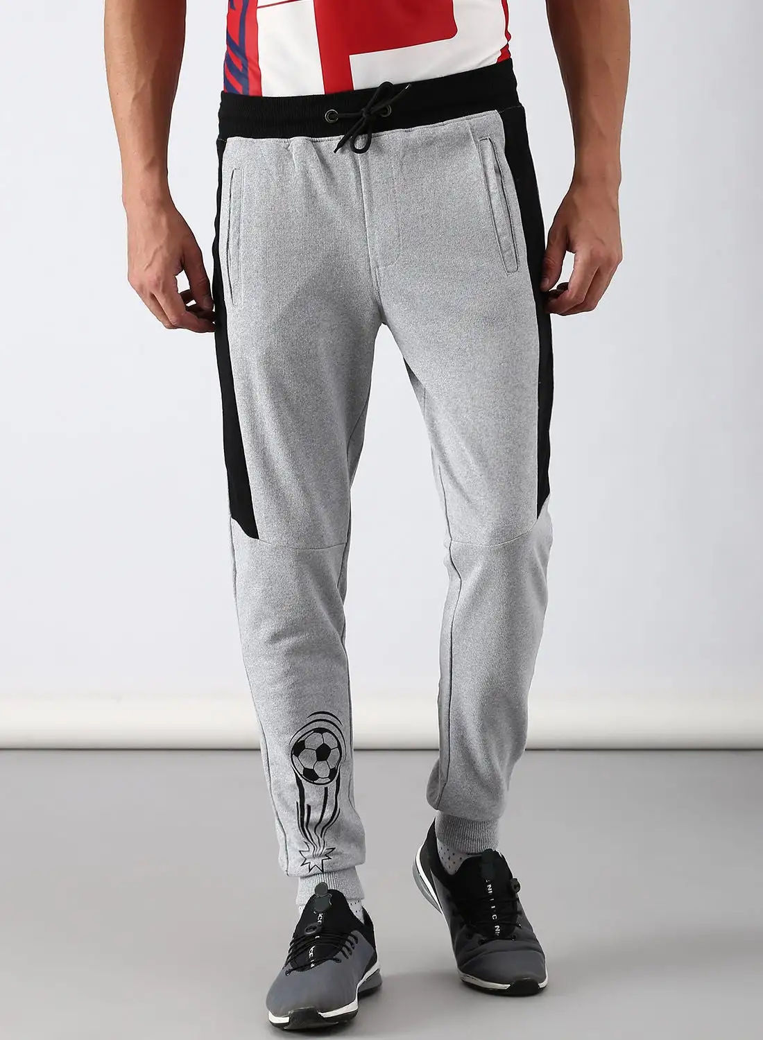 ABOF Regular Fit Joggers Multicolour