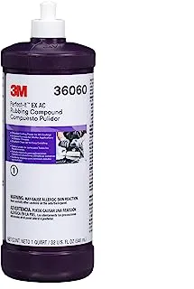 Perfect-It 3M Perfect-It EX AC Rubbing Compound, 36060, Fast Cutting, High Performing, 1 qt (32 fl oz)