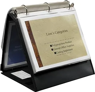 Lion Insta-Cover Ring Binder Easel, 1.5 Inches Ring, 1 Binder Easel (40009)