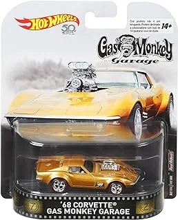 Hot Wheels Gas Monkey 68 Corvette Vehicle, 1:64 Scale, multi, One Size