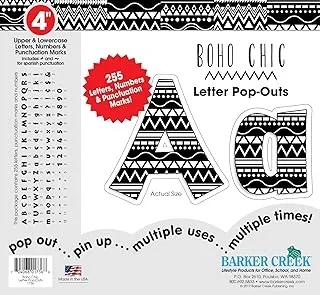 Barker Creek Letter Pop-Outs, 4