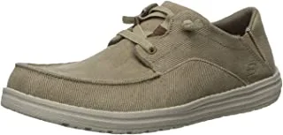 MELSON-VOLGO CANVAS SLIP ON mens Skechers Men's Melson Canvas Slip-On Moccasin Shoe