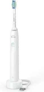 Philips Sonicare Rechargeable Electric Toothbrush 1100 Series، White، HX3641 / 01 الإمارات العربية المتحدة 3 دبوس