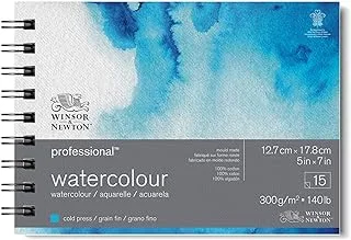 Winsor & Newton Professional Watercolor Paper, Wired, 5