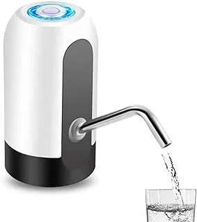 Lda water dispenser / rechargeable / electric / portable / automatic / drinking water / bottled water pump dispenser (white)