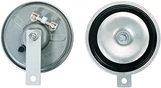 HELLA 3BA 002 768-380 Signal Horn - B36 - 24V - 116dB(A) - Frequency Range: 335Hz - Low Tone - Housing Colour: Grey - Flat Plug-in Connector