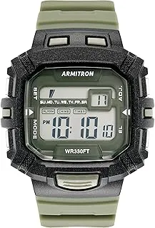 Armitron Men's Digital Chronograph Resin Strap Watch, 40/8244