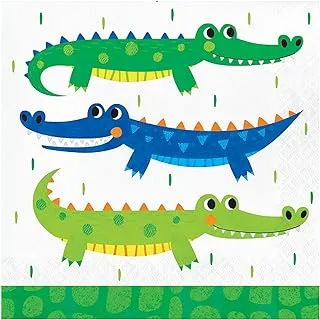 Alligator Party Luncheon Napkin 16ct