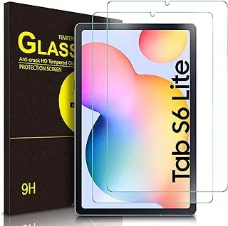 AWH Screen Protector for Samsung Galaxy Tab S6 Lite, Premium 9H Hardness 2.5D Round Edge Tempered Glass Film Screen Protector for Samsung Galaxy Tab S6 Lite 10.4 Inch, (2 Packs)