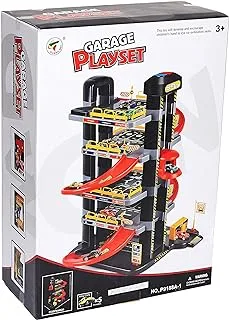 Power Joy PJ Power Joy Vroom Garage Playset With Lights 49-pieces, P9188A-1