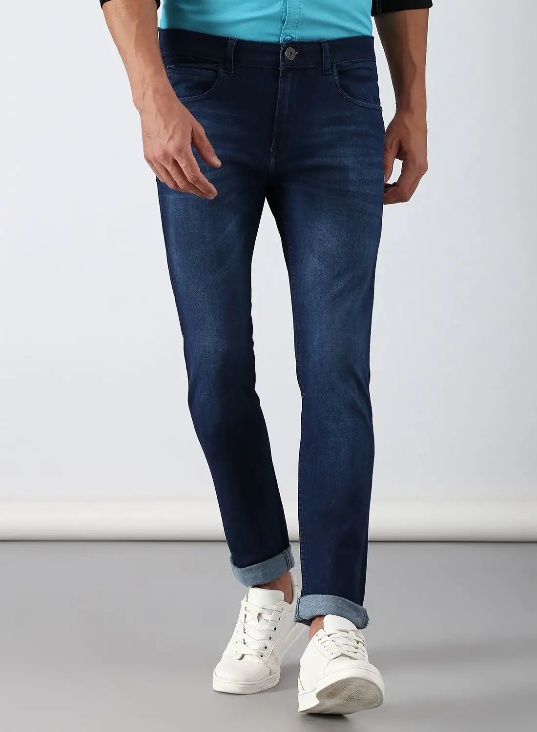 ABOF Slim Fit Jeans Dark  Blue