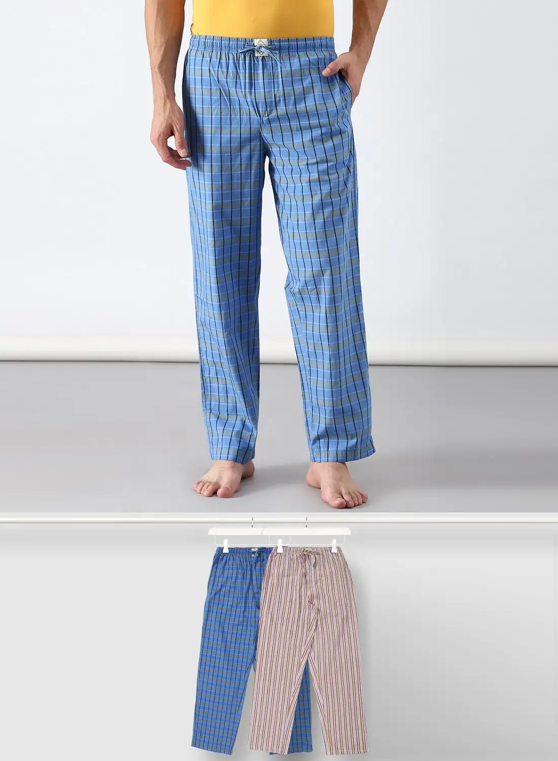 ABOF 2 Pack Lounge Pants Sets Multicolour