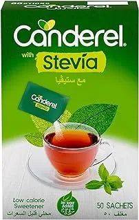 Canderel Stevia Sweetener Sachet, 50 Sachets