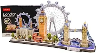 CubicFun 3D Puzzles City Line London 186 Pieces, Multicolor, L532H