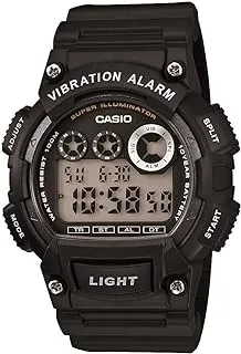 Casio Mens Quartz Watch, Digital Display and Resin Strap W-735H-2AVDF