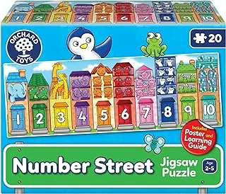 Orchard Toys Number Street Jigsaw Puzzle ، متعدد الألوان ، مقاس واحد