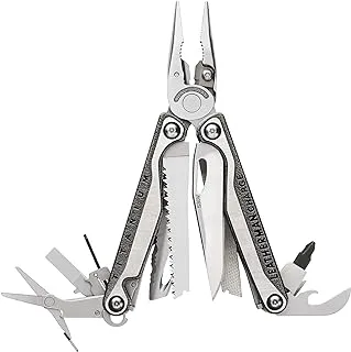 LEATHERMAN LEATHERMAN, Charge Plus TTi Titanium Multitool with Scissors and Premium Replaceable Wire Cutters, Stainless Steel, Built in the USA