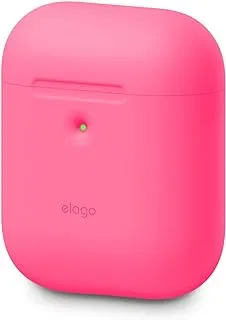 Elago 2nd Generation Airpods Silicone Case - Neon Hot Pink