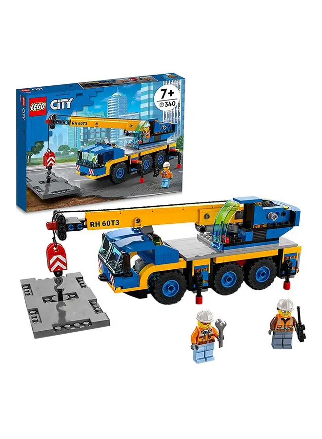 LEGO 60324 340 Pieces City Mobile Crane 60324 Building Kit 7+ Years