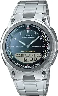 ساعة كاسيو الرجالية AW80-1AV Forester Ana-Digi Databank 10-Year Battery Watch