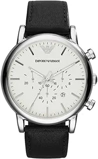 Emporio Armani Men's Chronograph, Stainless Steel Watch, 46mm case size