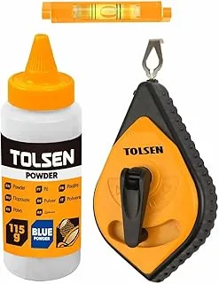 Tolsen Chalk Reel Set, Red Powder, 30 m Line, 42012