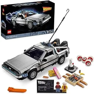 LEGO ICONS Back to the Future Time Machine 10300 Building Blocks Toy Car Set (1,856 Pieces)