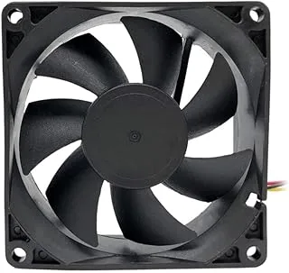 Royal Apex Silent Brushless Cooling Fan for Computer CPU System Heatsink Graphics and Multi use (80x80x25mm, 24V)