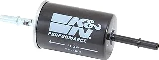 K&N Gasoline Fuel Filter: High Performance Filter, Premium Engine Protection, 1996-2017 Ford, Lincoln, Mercury Injected Engines, Pf-2000