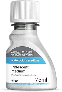 Winsor & Newton Watercolor Medium, Iridescent Medium, 2.5 Oz Bottle, 3221764