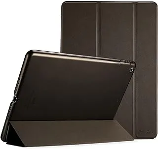 جراب ProCase iPad 9.7 (الطراز القديم) 2018 iPad 6th Generation / 2017 iPad 5th Generation جراب - جراب نحيف وخفيف الوزن للغاية مع غطاء ذكي شفاف متجمد خلفي لجهاز iPad 9.7 بوصة - بني