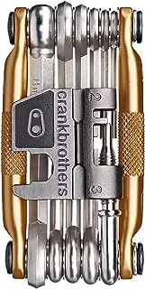 Crank Brothers Multi Bicycle Tool (17-Function, Gold), 10755, one size