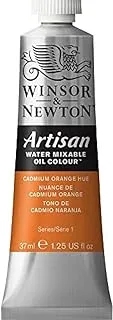 Winsor & Newton Artisan Water Mixable Oil Colour, 1.25-oz (37ml), Cadmium Orange Hue