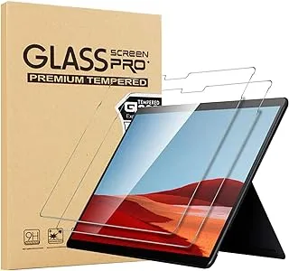 EPIC GADGET [2 Pack] EpicGadget Screen Protector for Microsoft Surface Pro 8 (13 inch) (2021) / Surface Pro X (13 inch) (2021/2019), 9H Hardness HD Clear Tempered Glass Screen Protector Film