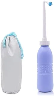 Showay 650 ml Large Portable shattaf Bidet Bottle Handheld Travel Toilet shataf Hand Spray Seat Water-Blue