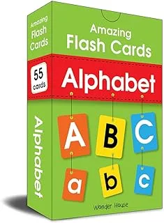 Amazing Flash Cards Alphabet: Early Development Of Preschool Toddler (55 Cards)