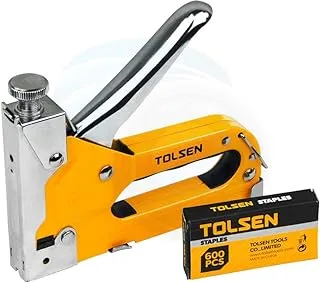 Tolsen Staple Gun, 43021, Yellow And Silver