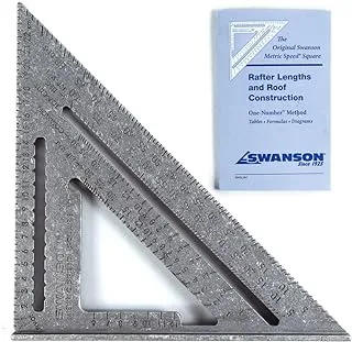 Swanson Tool Co., Inc Swanson EU202 METRIC SPEED SQUARE Grey 25 cm