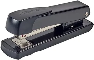 Rexel Meteor Half Strip Stapler, 20 Sheet Capacity, Uses 24/6 and 26/6 Staples, Metal Body, Black, 2100019