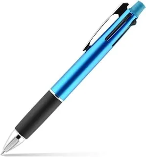 uni JETSTREAM 4&1 Red, Green, Blue, and Black 0.7mm Ballpoint Multi Pen and 0.5mm Mechanical Pencil (Light Blue)