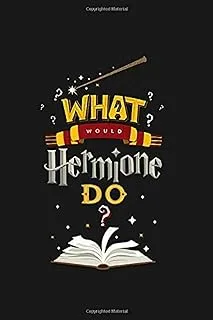 What would Hermione do?: Harry Potter notebook, 100 lined pages, 6x9''